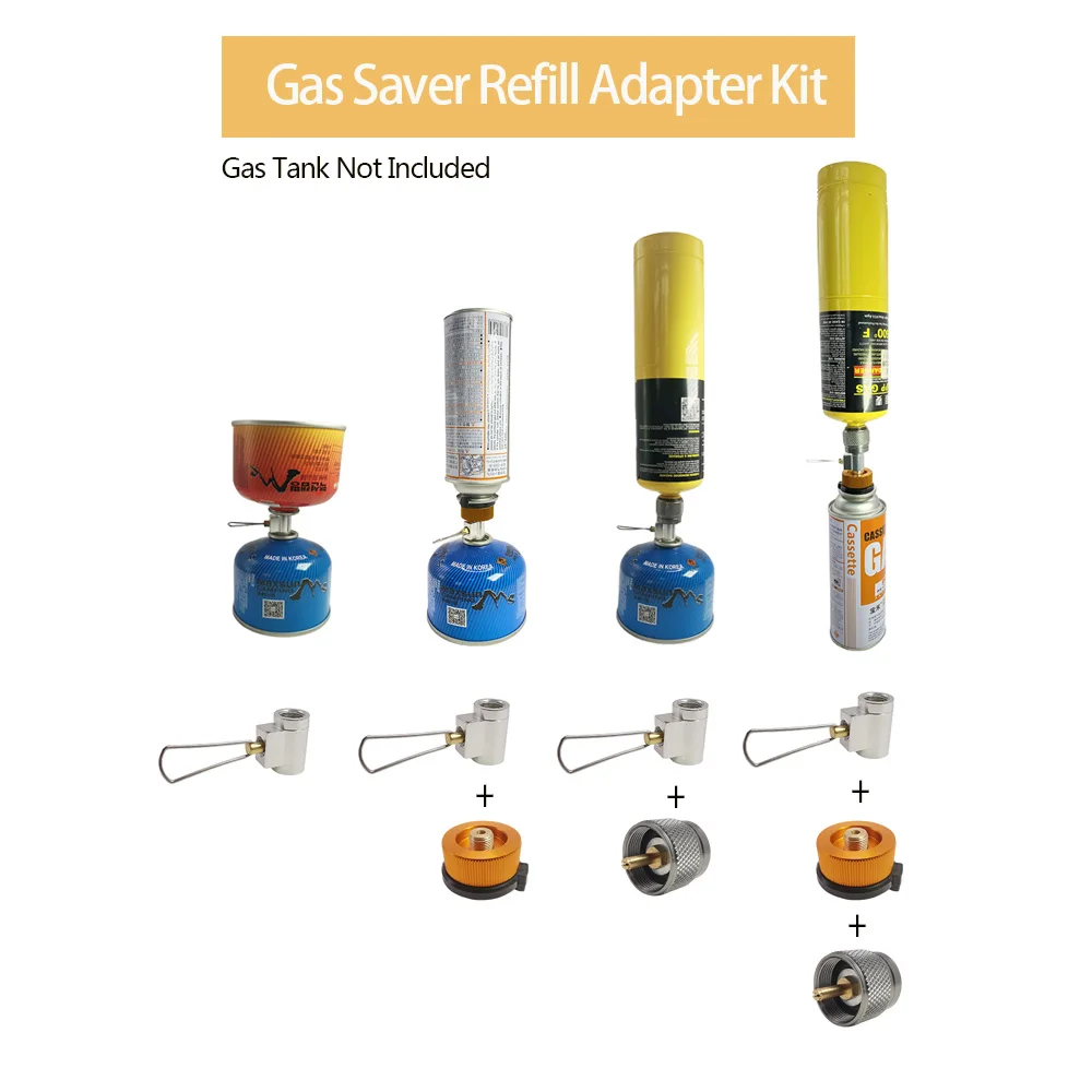 Gas Tank Converter Gas Refill Adapter Gas Converter Butane Adapter Gas Tank Adapter Gas Adapter 1Pc Camping Stove Adapter Converter Butane Canister Adapter Refill EN417 Lindal Valve Canister Shifter