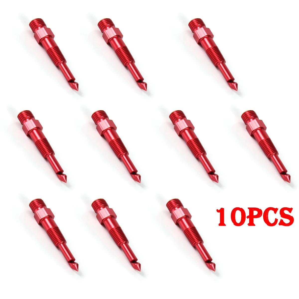 

Replacement For Nitrous Oxide Systems 13500 Fan Jet Spray Nozzles 1/16" NPT(RED) 10pieces