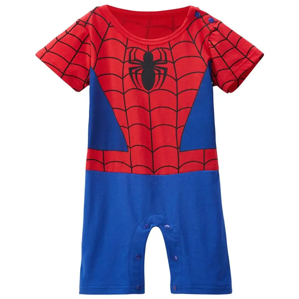 Baby Bodysuits medium Baby Romper Costume Boys Girls Superhero Jumpsuits Outfits Infant Playsuit Toddler Party Fancy Clothes Newborn Clothing Baby Bodysuits comfotable