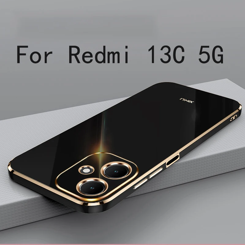 Per Redmi 13C 5G Custodia Custodia Morbida In Tpu Custodia Protettiva Per Fotocamera Anti-Impronta Per Xiaomi Redmi 13C 5G