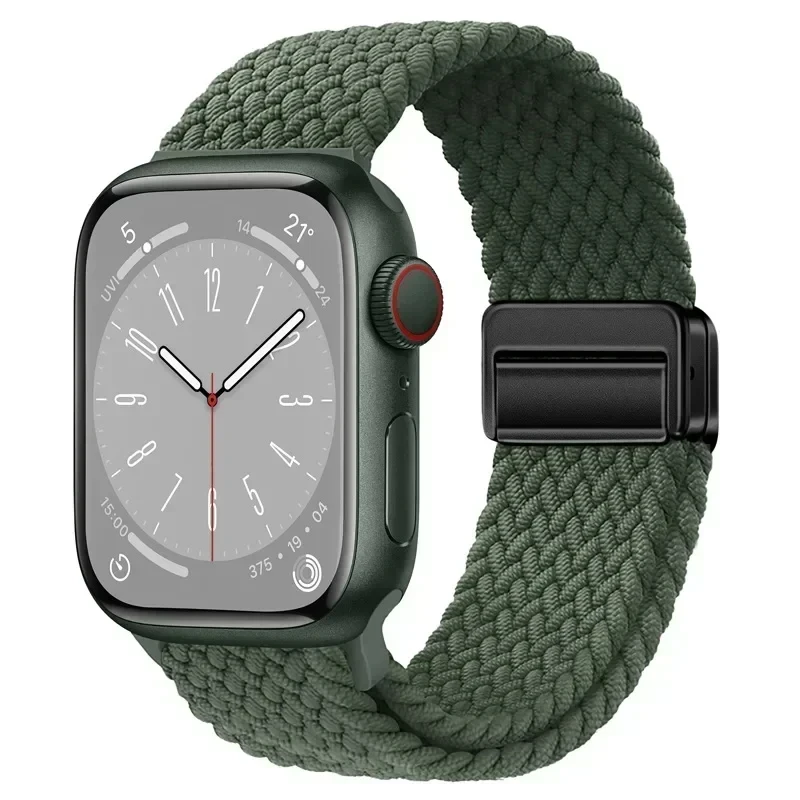 Braided Magnetic Buckle Nylon Strap