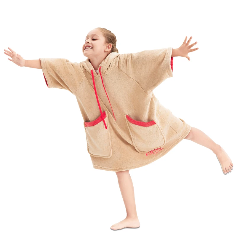 Kids Hooded Towel Toddler Boys Girls Bath Towels for Beach Swimming Pool Absorbent Wrap Poncho Robes for Children 2-12 Years microfiber towels quick drying towel