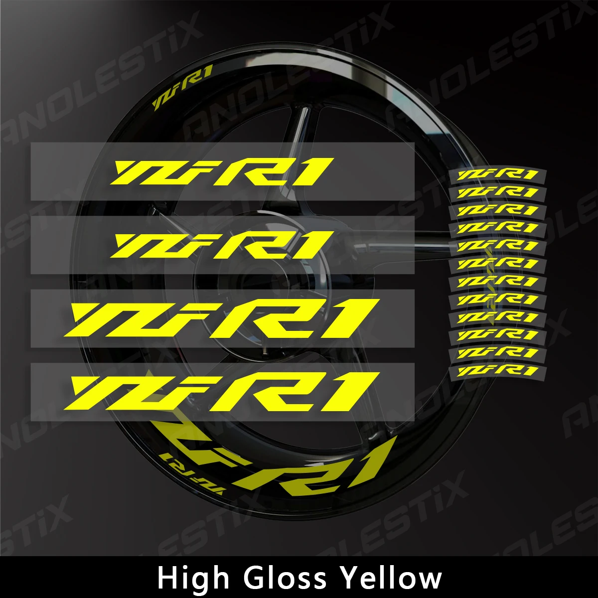 AnoleStix   ݻ ƼĿ  Į  Ʈ , ߸ YZF R1 2019 2020 2021 2022 2023