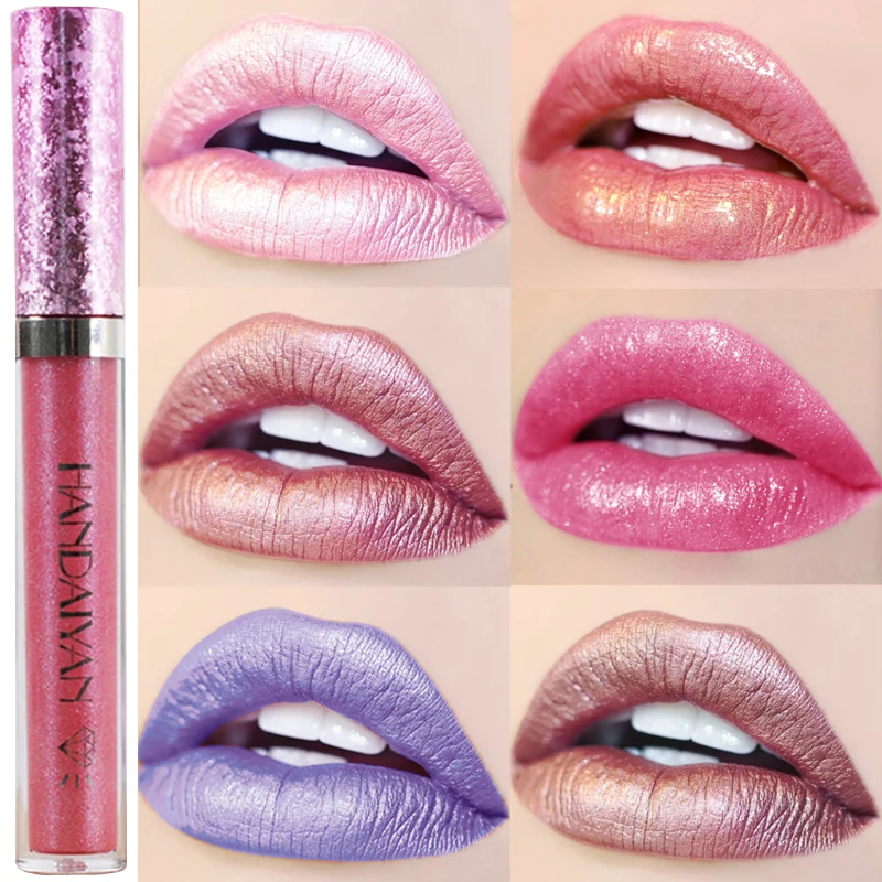 Lip Makeup Lip Gloss Lip Tint Lip Plumper Waterproof Long Lasting Holographic Mermaid