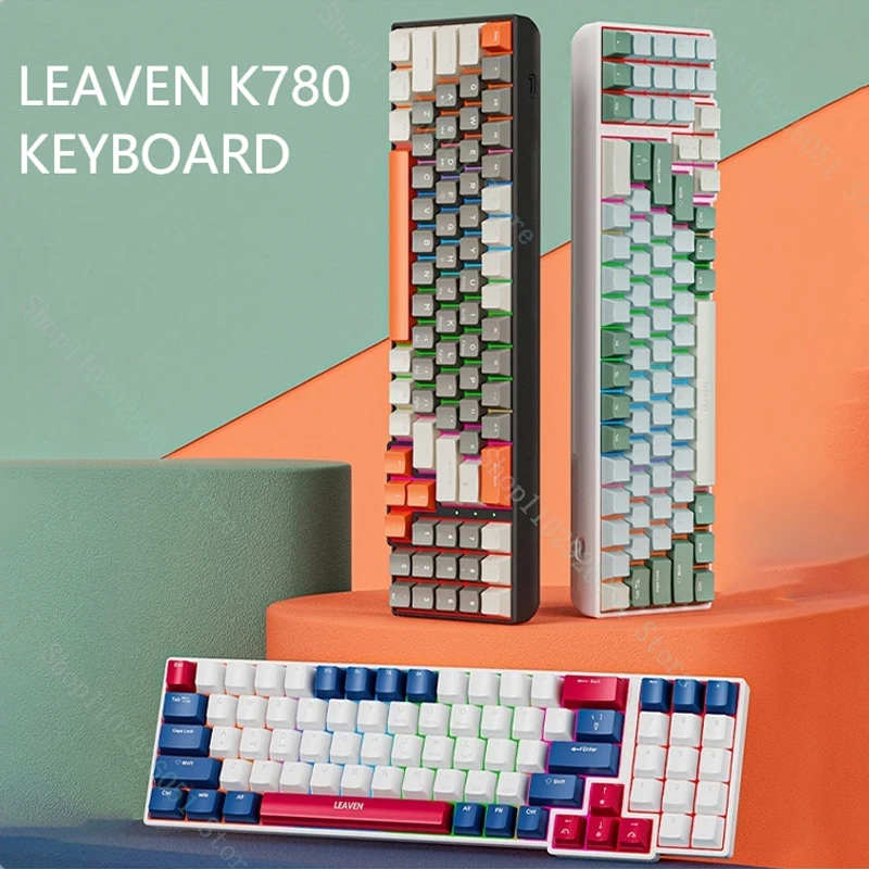

Механическая клавиатура K780 Esports с полными клавишами, популярная сменная цветная клавиатура Rgb с блокировкой компьютерных игр, Проводная игровая клавиатура, подарок для парня