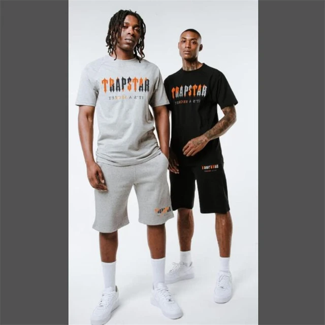 Summer Fashion Casual Men Women Trapstar Suit Sportswear Male