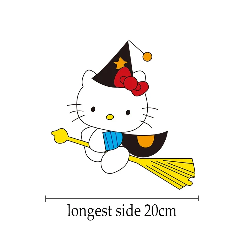 Cute Hello Kitty Patches For Clothes Heat Transfer Thermal Stickers DIY  Washable T-Shirts Iron On Transfer Girls anime Patches - AliExpress