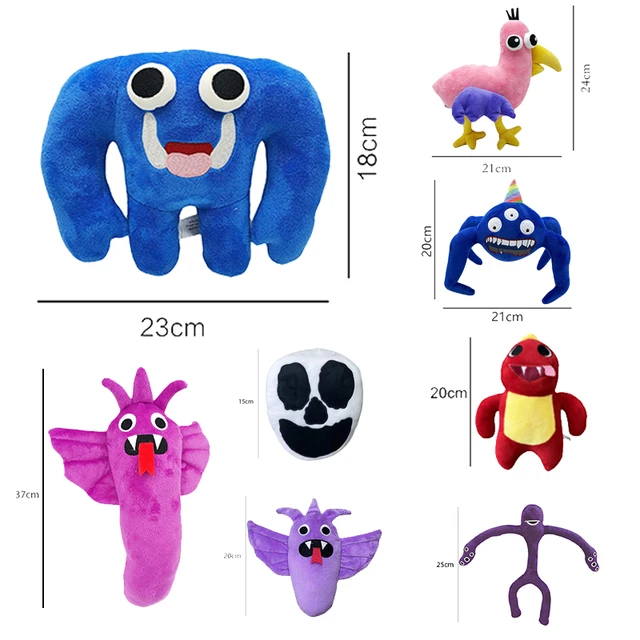 6pcs Garten Of Banban Plush Toy Horror Game Rainbow Friends Chapter 2  Cartoon Character Soft Comfortable Plush Doll Gift For Kid