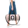 Kawaii Taekwondo Girl Sports Bags Martial Arts Training Gym Bag Large Novelty Handbags Couple Printed Weekend Fitness Bag 5