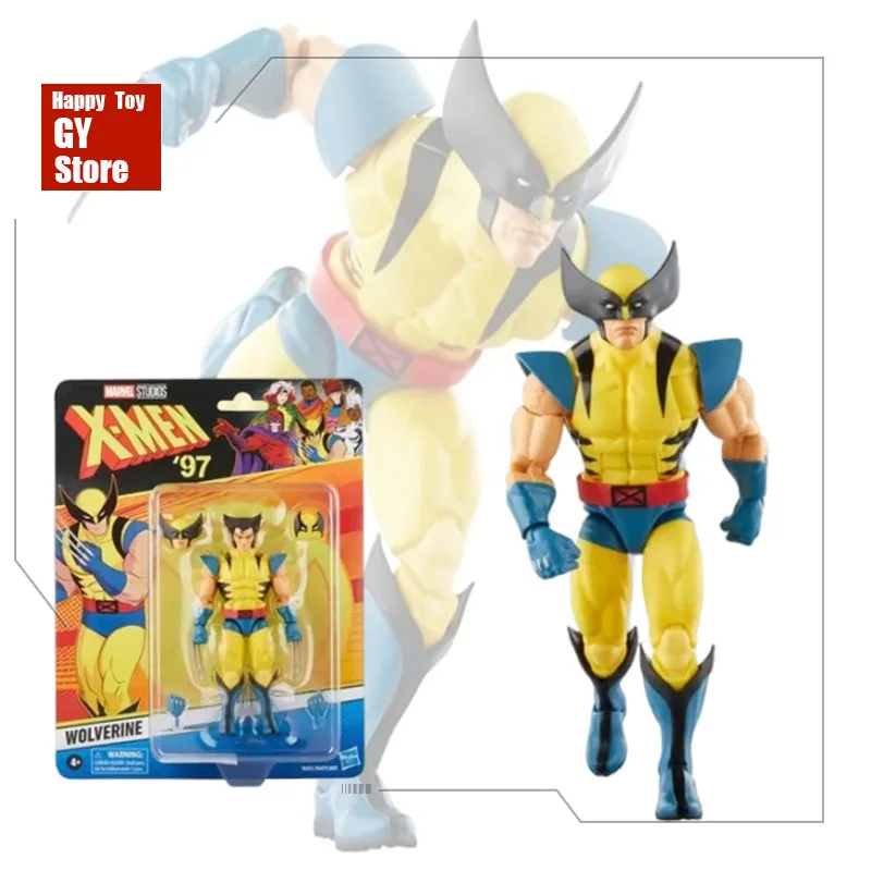 

Оригинальные фигурки героев мультфильма Marvel Legends X-Men 97 Gambit Wolverine Storm Аниме Фигурка Статуя Коллекционная модель игрушка подарок