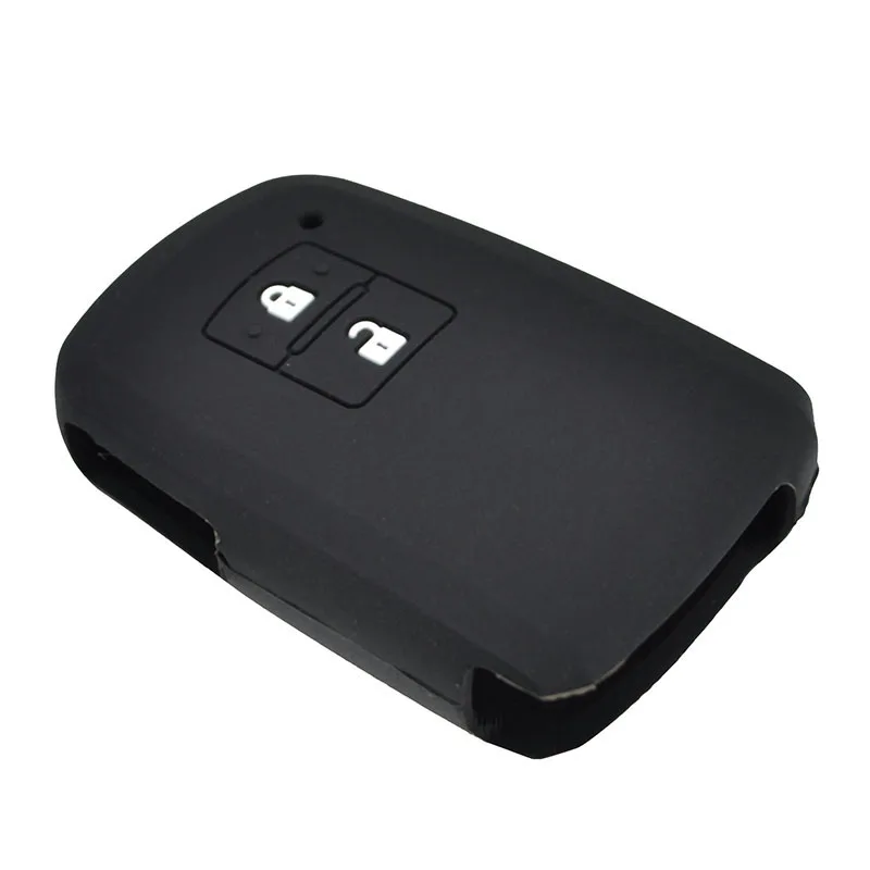 2 Button Silicone Car Remote Key Fob Shell Cover Case For Toyota Auris Camry RAV4 Avalon Yaris Verso 2012-
