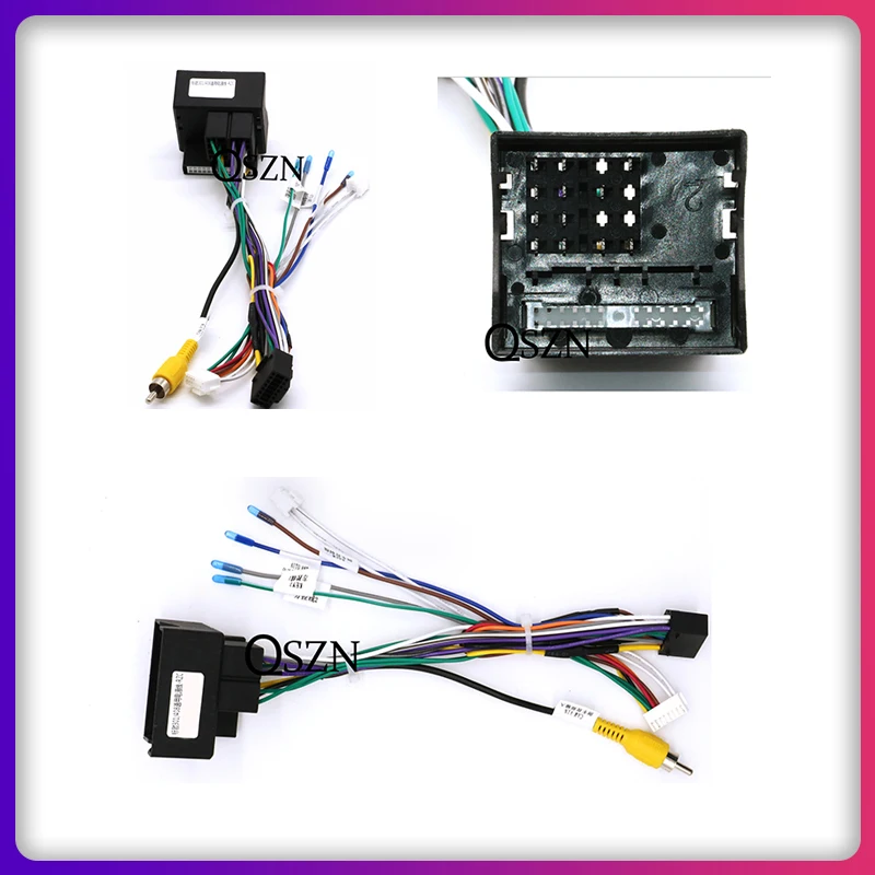 CANBUS 박스 PSA-RZ-15, 푸조 206 307 301 408 2008, 시트로엥 엘리시 케이블 어댑터, 안드로이드 자동차 플레이어, 16 핀 배선 하네스