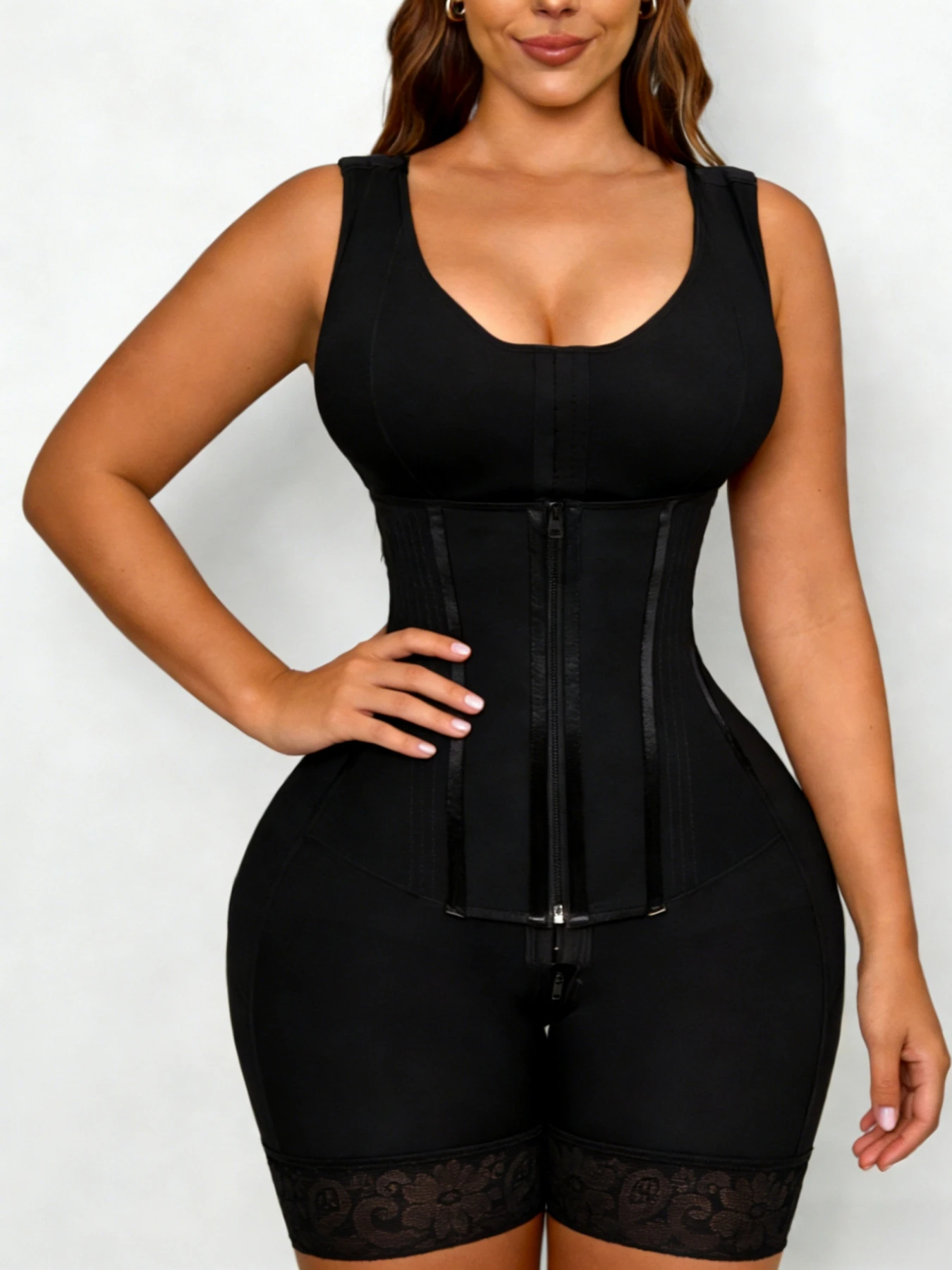 1Pc Women Colombian Shapewear,Faja Body Shaping , Tummy Control Body Shaperwear, Buttock Lifting,Thigh Slimming Bodysuit 5