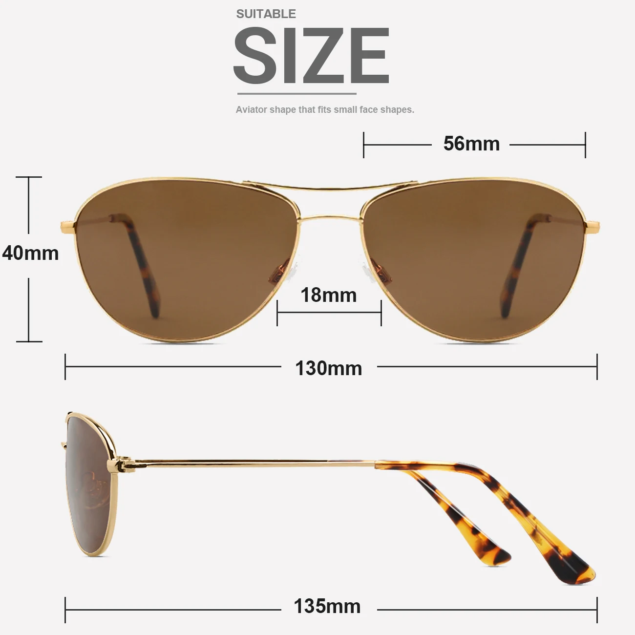 Maxjuli baby sea polarisierte aviator sonnenbrille für kleines bis mittleres gesicht 8017 – Detail 8