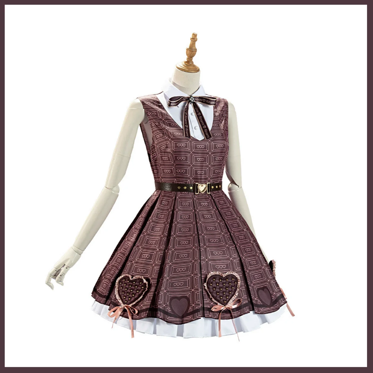 THE IDOLM@STER Himesaki Rinami School Uniform Cosplay Costume for Women
