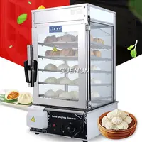 Automatic steamed bun machine Commercial convenience store thermal insulation steamed bun steamed bun steamed machine small glas 2