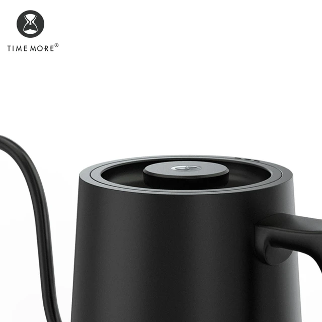 TIMEMORE Fish Smart Electric Coffee Kettle Gooseneck 600-800ml 220V Flash Heat Temperature Control Pot For Kitchen 5