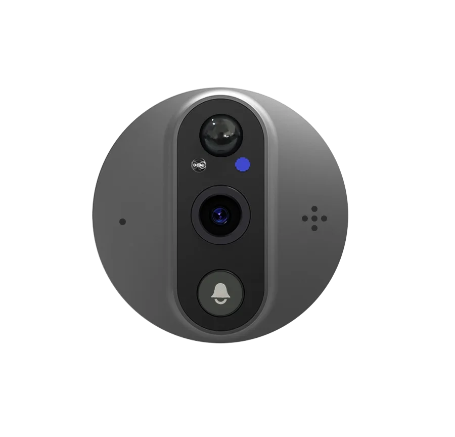 

ED-500PA Wifi Peephole Video Doorbell HD1080P image Tuya smart visual cat eye 4.3-inch display Remote monitoring Battery