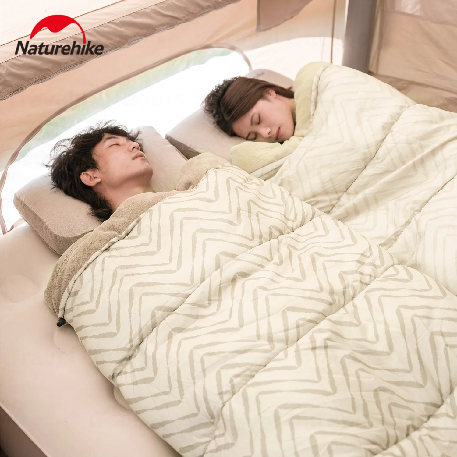 Naturehike Cotton Sleeping Bag -10℃~8℃ Envelope Type Can Be