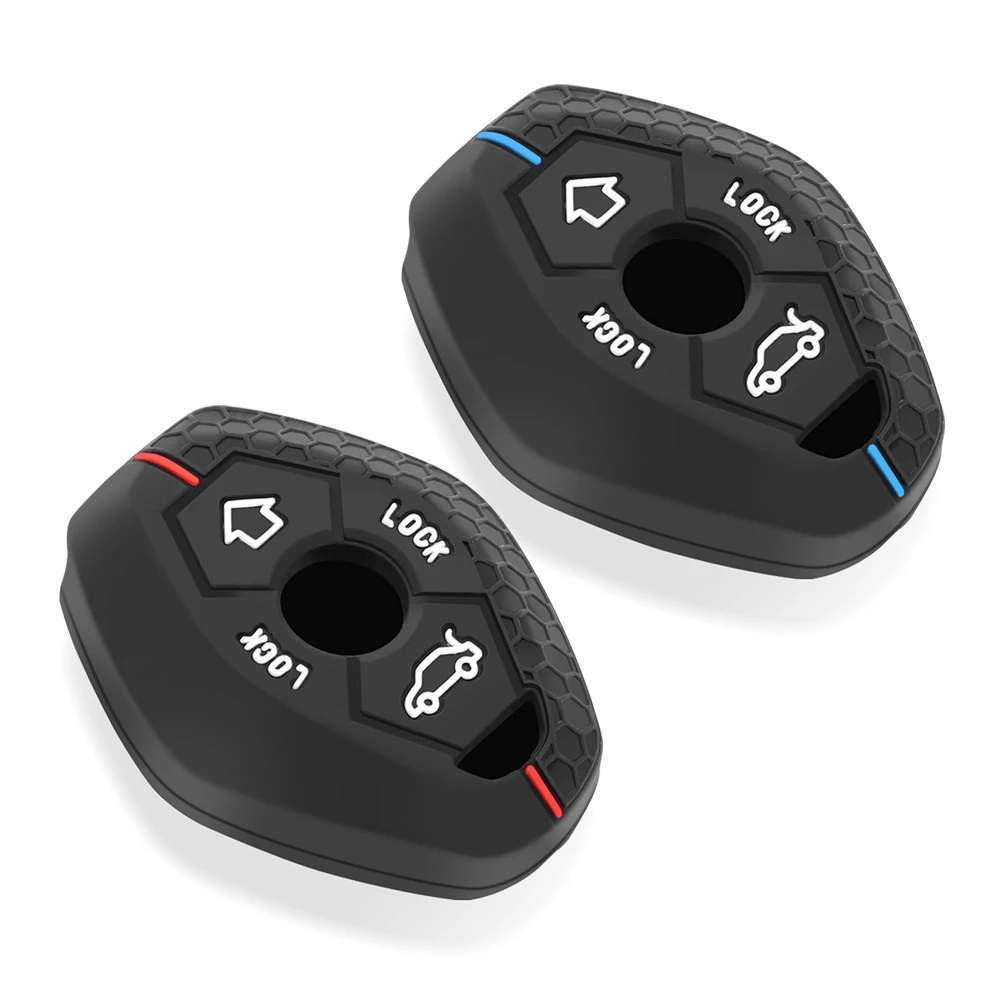 Premium Silicone 4-Button Key Case Cover