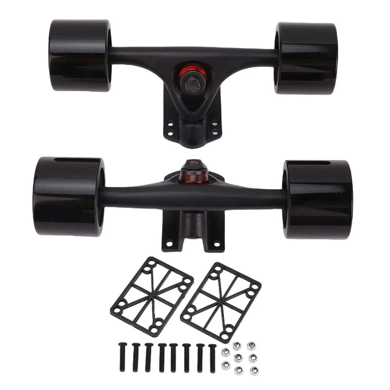 65x51mm wheels mounted on trucks