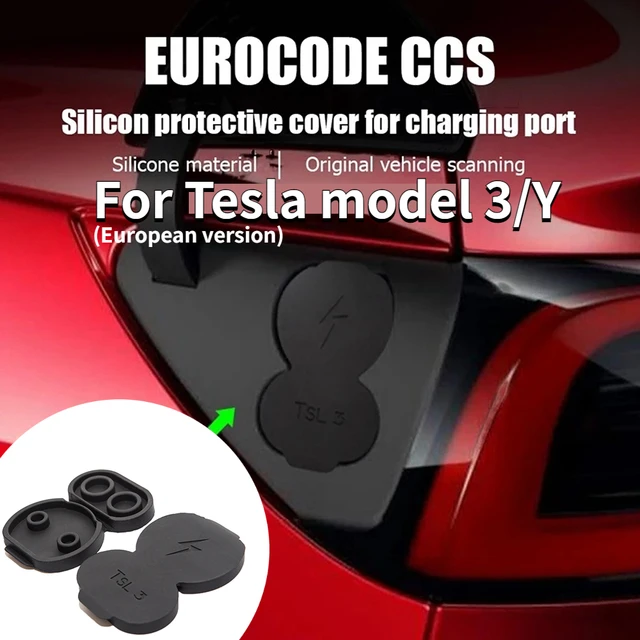 2023 neue Für Tesla Modell 3 Zubehör Europa Stecker Auto Lade Port