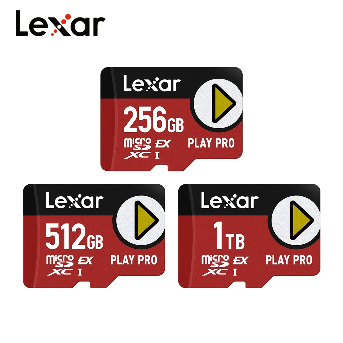 렉사 플레이 프로 microSDXC 익스프레스 카드 256GB 512GB 1TB 최대 900Mbps V30 마이크로 SD 카드 U3 C10 메모리 카드 (스위치, 태블릿, TF 카드용)