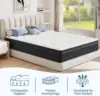 Queen Size Mattress, 12 Inch Memory Foam Hybrid Mattress, Pressure-Relieving Bed in a Box, Individual Pocket Spring 6