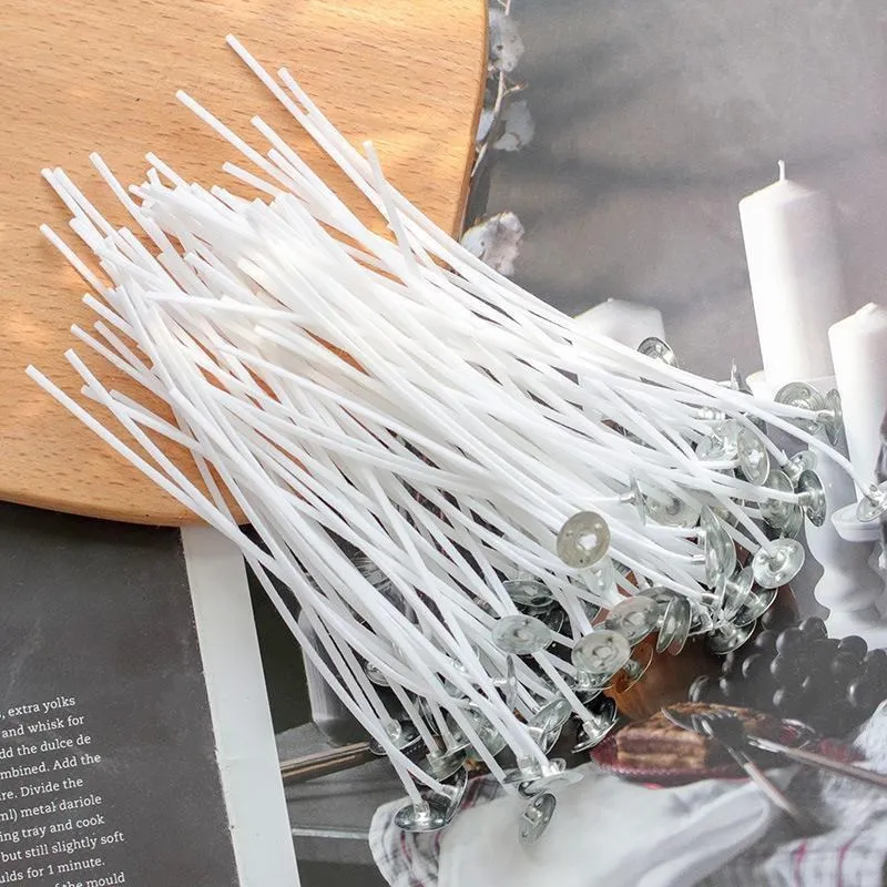 Description Picture 5 of item103pcs/set Original Smokeless Candle Wicks Soy Wax Core Woven Cotton Core Kerosene Lamp Wax Line Wood Accessories Candles Making