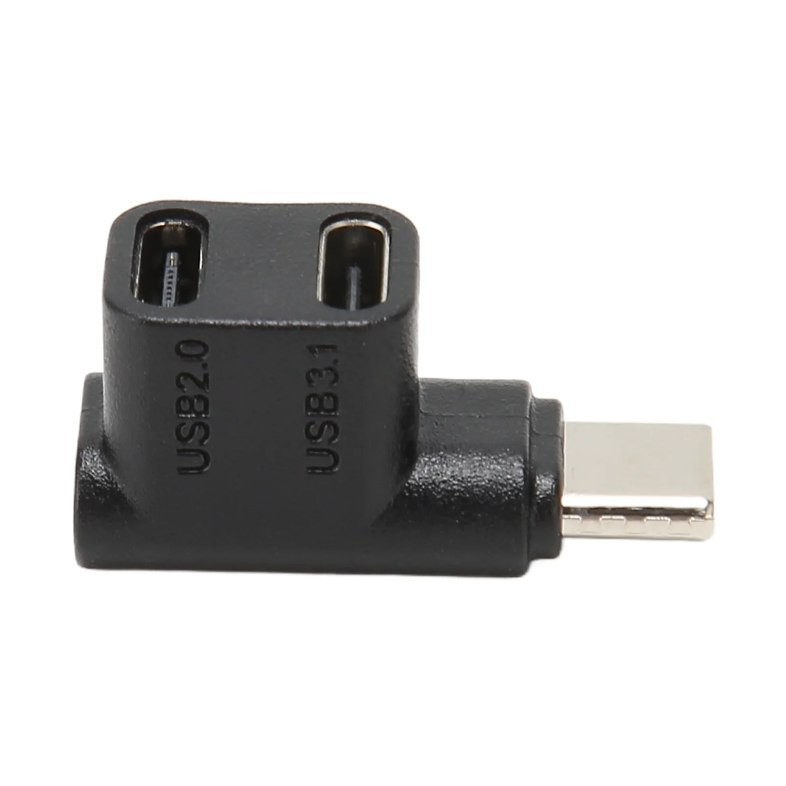 USB C 3.1 90 도 각도 어댑터, 10Gbps USB 3.1 C 타입 수-USBC 3.1 USB C2.0 듀얼 암 직각, 1-2 개