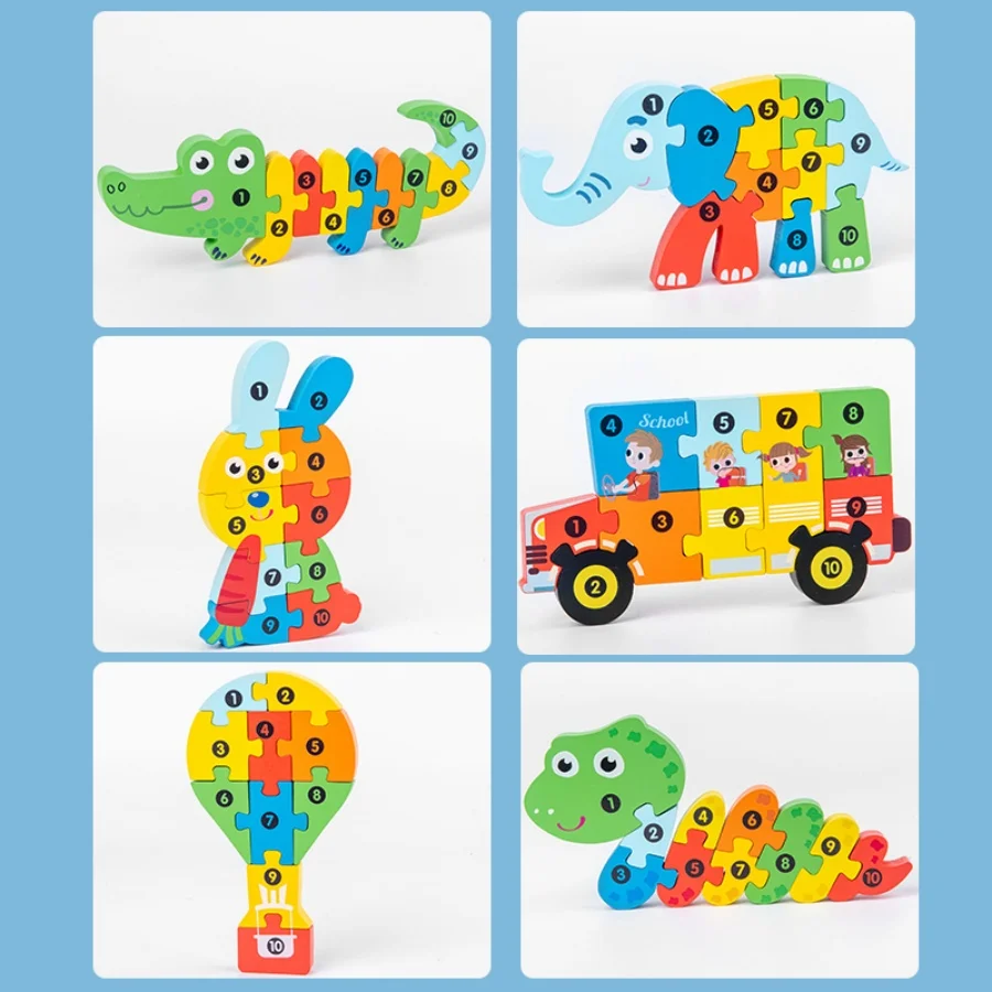 Wooden Standing Puzzle 6