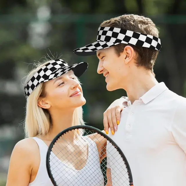 Cappello Visiera Parasole - Sportivo, Regolabile, Unisex Per Tennis E Golf - Foto 5