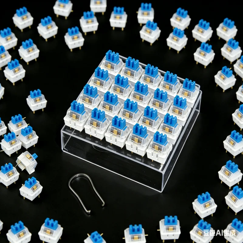 50/100pcs 키보드 스위치 키보드 클리커 키 교체 MX 스타일 기계식 키보드용 3핀 촉각 스위치