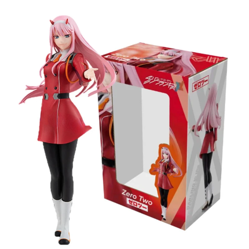 

Фигурка героя аниме Zero Two 02, 21 см, милые стоячие красивые девушки, Коллекционная модель из ПВХ, куклы, игрушки