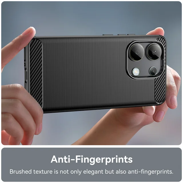 Xiaomi Redmi Carbon Fiber Texture TPU Case 5