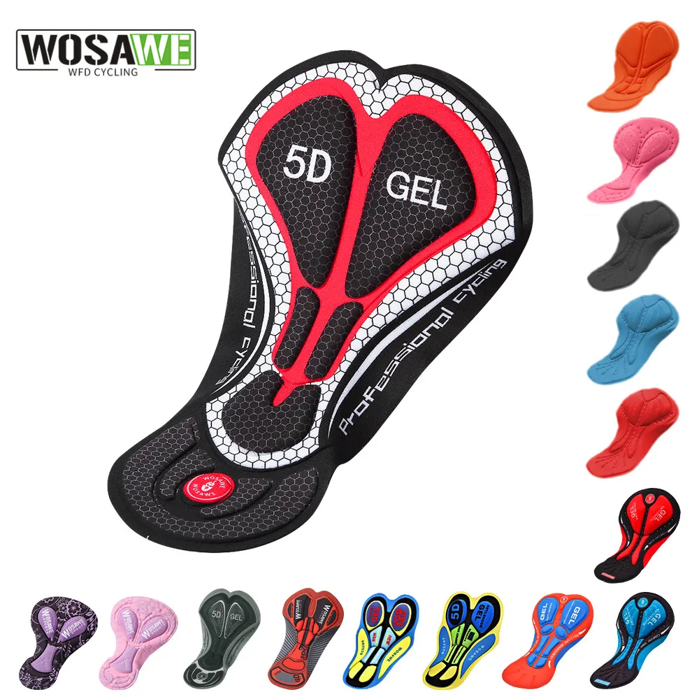 WOSAWE-Gel Pad Ciclismo para Homens e Mulheres, 5D, À Prova de Choque, Rosa, Almofada, Buraco Respirável, Riding Base, Almofada, Moto, Silicone WOSAWE-Gel Pad Ciclismo para Homens e Mulheres, 5D, À Prova de Choque, Rosa, Almofada, Buraco Respirável, Riding Base, Almofada, Moto, Silicone