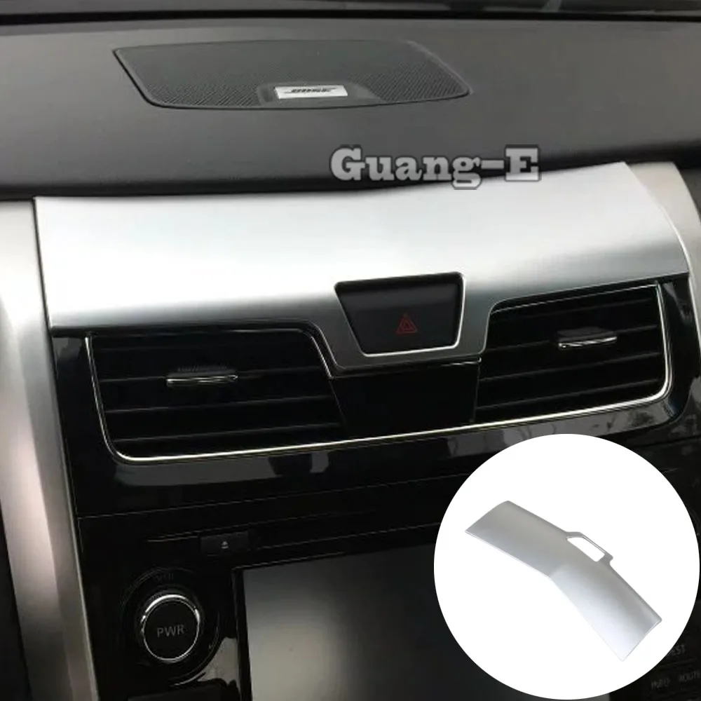 

Car Stick Cover ABS Parking Hazard Warning Light Outlet Trim Frame Lamp For Nissan Altima Teana 2013 2014 2015 2016 2017 2018