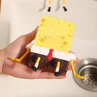 1PC Creative Drainage Rack Home Kitchen Sink Shelf Dishwashing Brush Wipe Sink Wall Mounted Drainage Basket 3