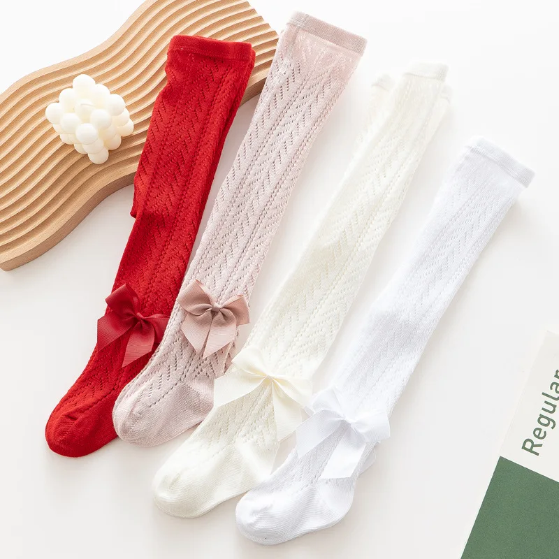 Knit Tights Girls Pantyhose for 0 to 5 Years Baby Autumn Winter