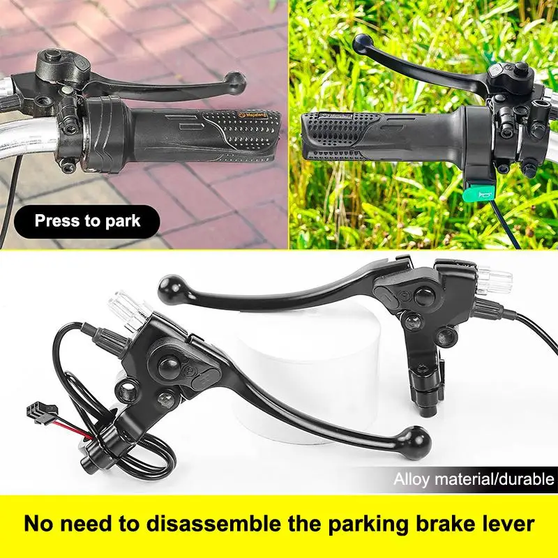 Leve Freno BMX Ultraleggere per Bici Elettrica in Lega di Alluminio con Impugnatura Comfort per Ciclismo a Lunga Distanza - immagine 3