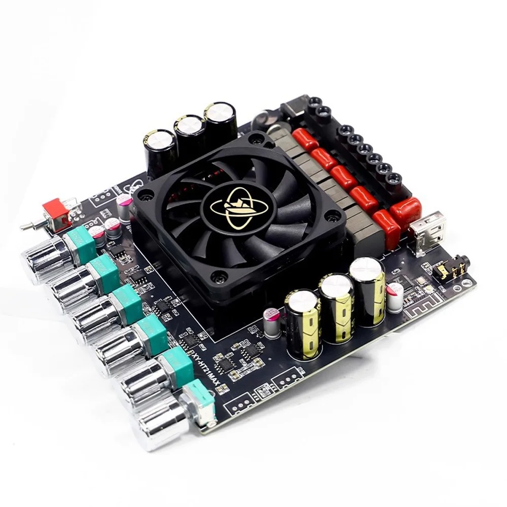 Amplifier 200W*2+400W XY-HT21MAX 2.1 Channel HiFi Bluetooth Digital Audio Power