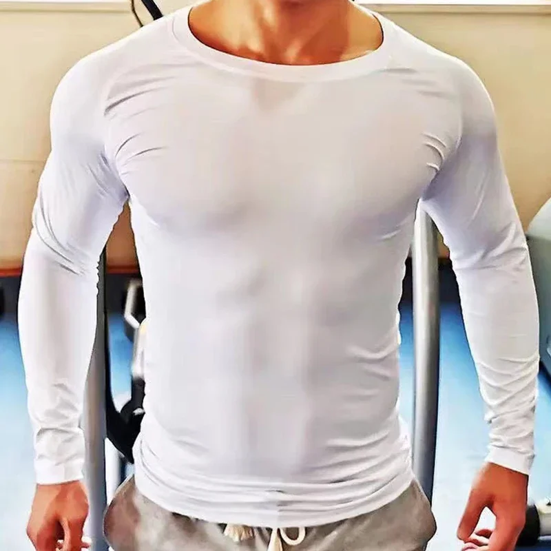 Men Women Kids Children Boy Girl Compression Running Long T Shirt Fitness Sport Basketball Football Gym Sportswear Clothes 8659 5