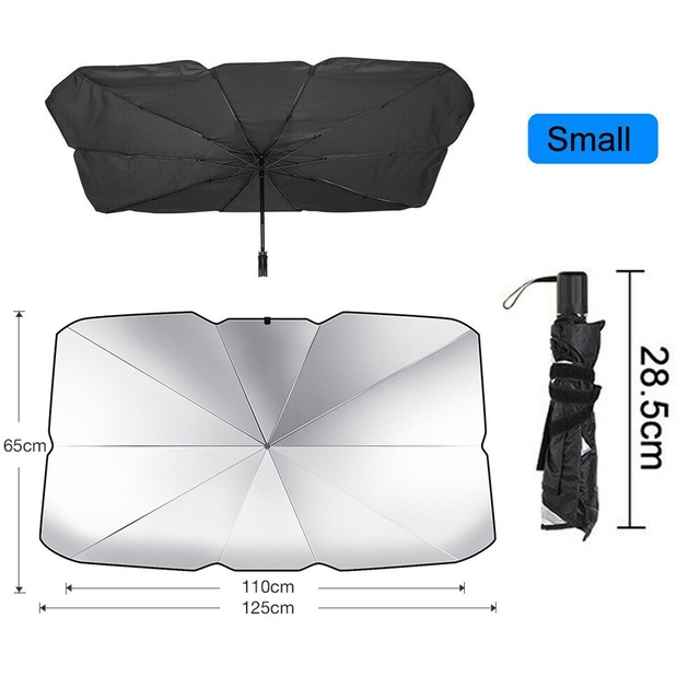 Sunshade Interior Front Window Sun Shade Cover UV Protector Sun Blind Umbrella SUV Sedan Windshield Protection Accessories