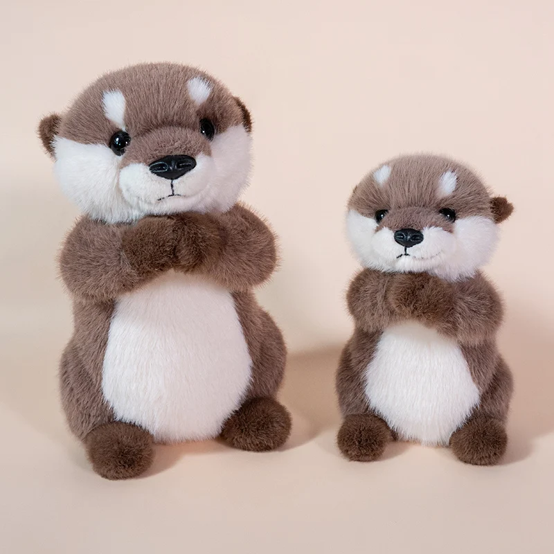 Charming Magnetic Otter Plush Toy - Soft Stuffed Animal Doll