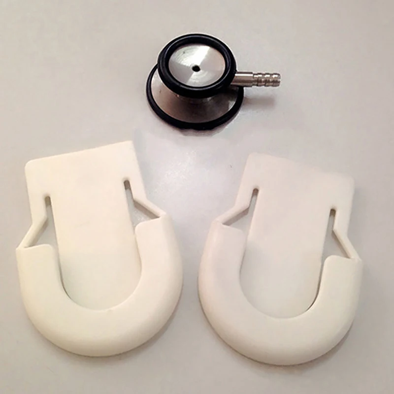 

Universal White Plastic Auto Fastener Belt Clip Hip Holder Plastic Medical Care Stethoscope Belt Clip