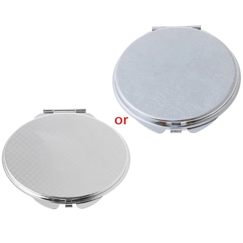 

GU359 портативный ручной карман различные формы двойное складное зеркало из нержавеющей стали