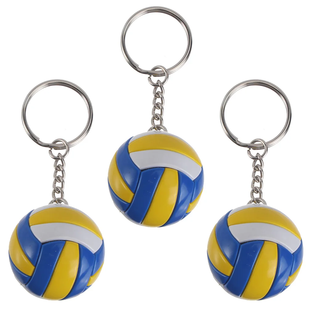 

Simulation Volleyball Key Chain Pendants Volleyball Sports Souvenir Beach Ball Sport for Players Men Women Key Chain Gift