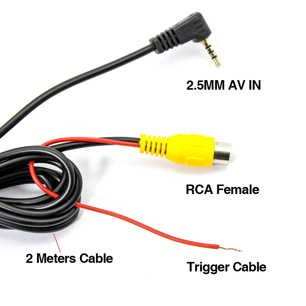 GRANDnavi PAD3 Dedicated Rearview Camera Connection Cable Only support CVBS/AHD Rearview Camera