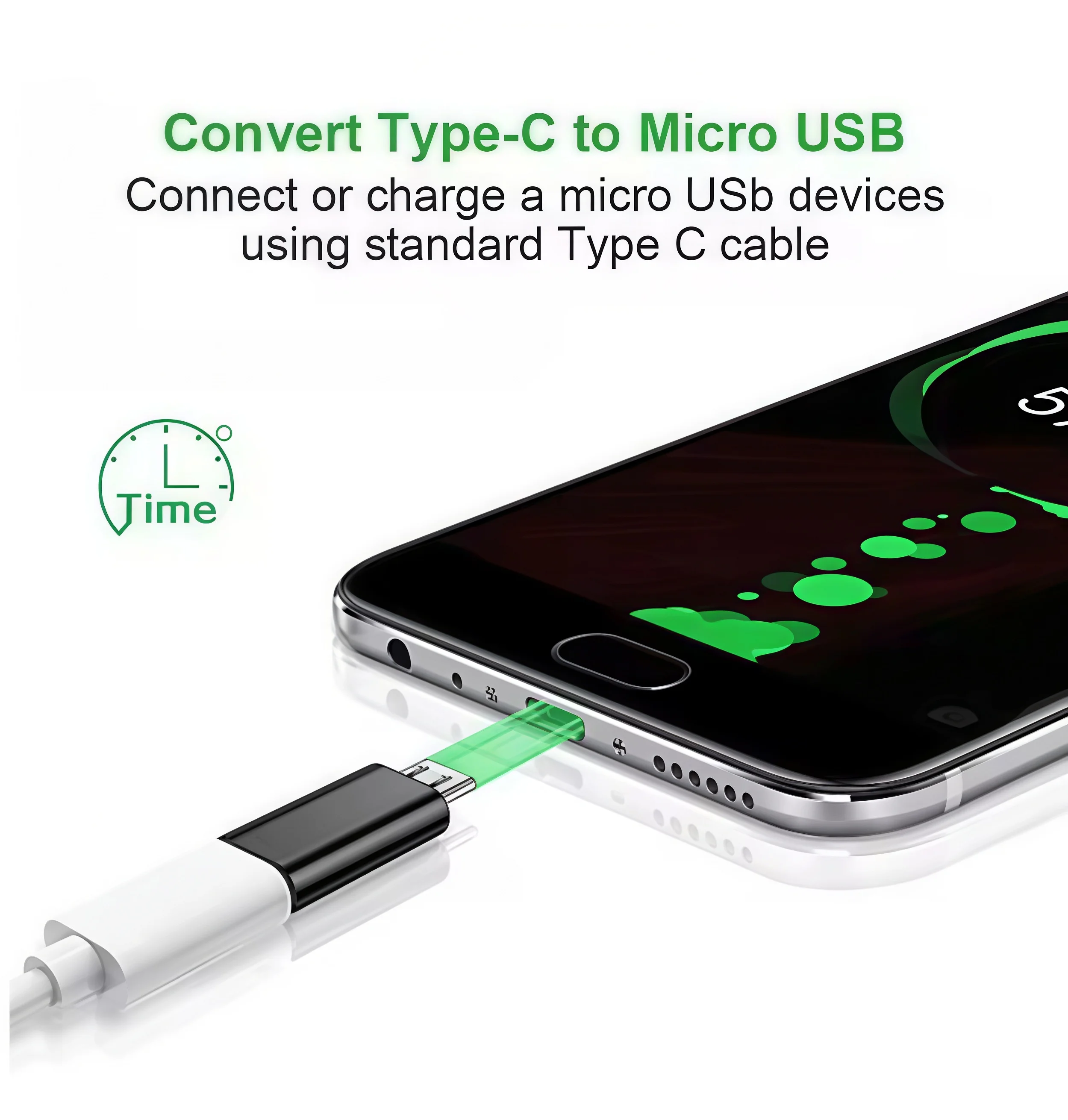 USB A(암) - USB C(수), Type-C(암) - USB 3.0(수), OTG 어댑터, 컨버터, 충전, 오디오, 비디오, 데이터 전송 지원