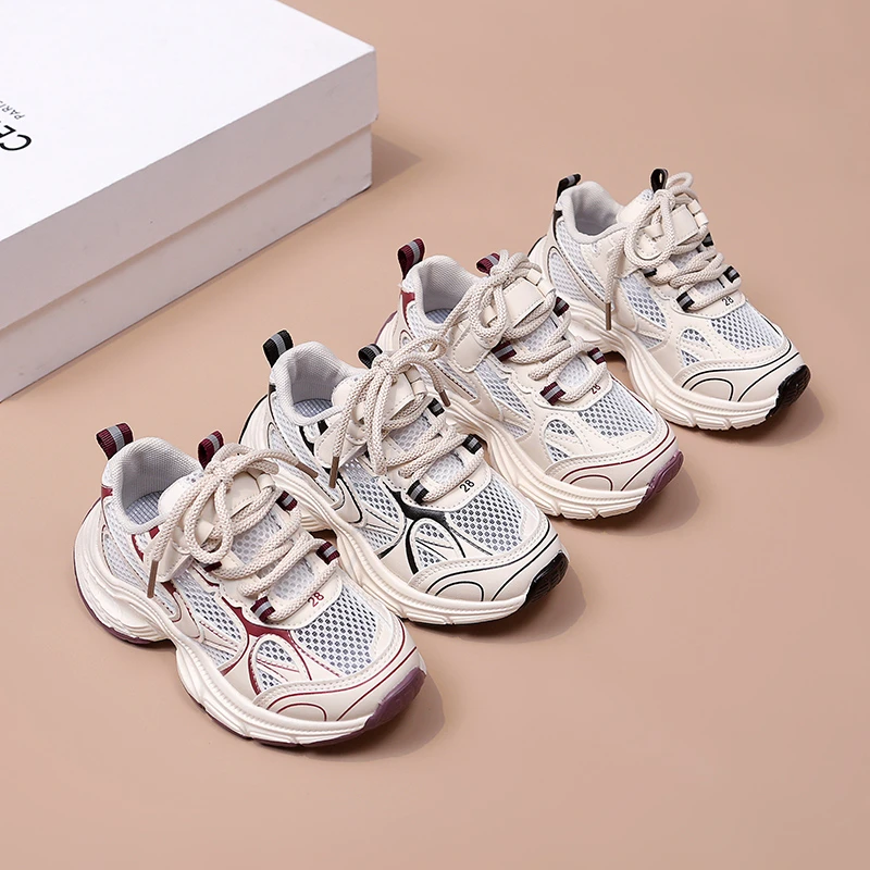 Breathable Mesh Kids Running Shoes for Boys and Girls